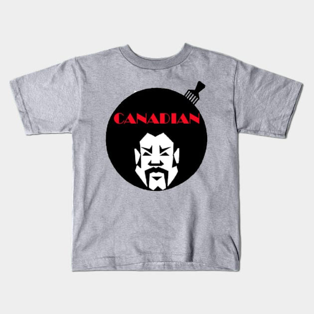 CANADIAN Kids T-Shirt by backstagerecords